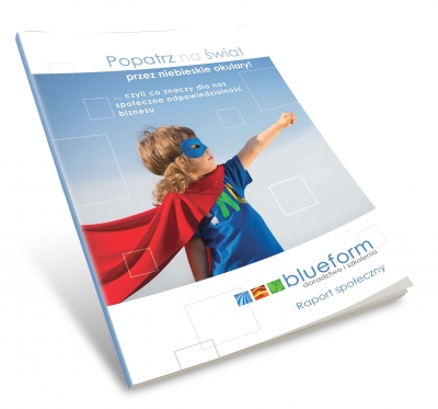 Projekt folderu informacyjnego dla firmy szkoleniowej 