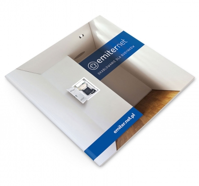 Folder reklamowy dystrybutora sprzętu elektrycznego. Projekt koncepcyjny